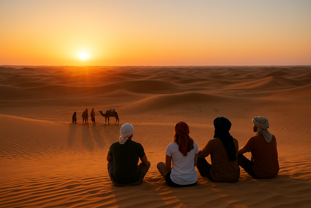 Fevrier 2026– Retraite de transformation dans le désert Sahara- du 7 au 13 février